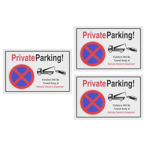 ECSiNG Schild mit Aufschrift "Private Parking No Parking No Parking No Parking Reminder", 30 x 20 x 0,3 cm dick, Hartschaumplatte, englische Version ECSiNG Schild mit Aufschrift "Private Parking No Parking No Parking No Parking Reminder", 30 x 20 x 0,3 cm dick, Hartschaumplatte, englische Version von ECSiNG