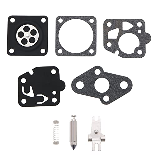 ECSiNG Set mit 8 Vergaser-Dichtungen, Reparatur-Set, kompatibel mit Kawasaki TD24 TD25 TD33 TD40 TD48 TG20 TG24 TG25 TG33 Vergaser-Umbau-Set von ECSiNG