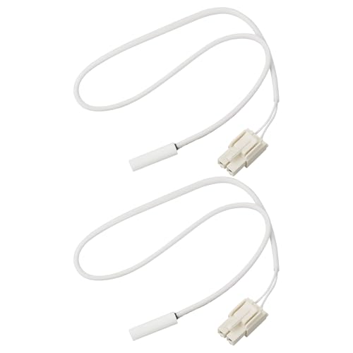 ECSiNG Temperatursensor für Kühl-/Gefrierschrank, kompatibel mit Hisense NRS9182MB NRS9182MX 2 Stück von ECSiNG