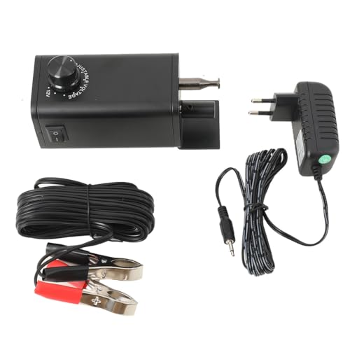 ECUTEE BBQ Grill Motor Grillmotor für Drehspieß Grillspieß Rotisserie Schaschlik Spanferkel,Regelbar Drehspieß Getriebemotor DC 3-12V 15W von ECUTEE