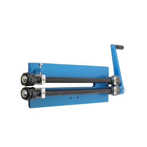 ECUTEE Blechbieger Wulstwalzen Maschine 18 inch Rolle Folding Machine Bead Roller Rolling Tool mit 3 x Round Bead Die Sets, 3 x Step Die Sets von ECUTEE