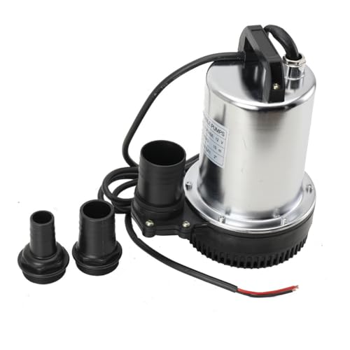 ECUTEE DC 12V Tauchpumpe Wasserpumpe Pumpe Schmutzwasser Tauchpumpe Pumpe Max 6000 L/h 160W Wasserpumpen, Durchmesser Auslass 25MM/40MM/50MM von ECUTEE