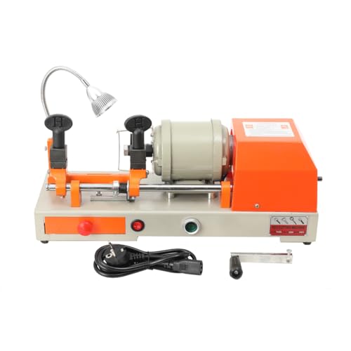 ECUTEE Horizontale Schlüsselmaschine Schlüsselkopiermaschine mit LED Schlüsselkopierer Key Cutter Horizontale Schlüssel Kopiermaschine Schlosser Werkzeug 220V 120W von ECUTEE