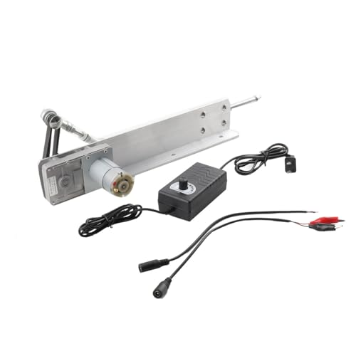 ECUTEE Hubkolben Linearaktuator DC 24V Linearantrieb Linear Actuator Linearmotor mit Leistungs Drehzahlregler, Hublänge 150mm (6 Zoll) 120RPM Fast Cycling Linear Actuator von ECUTEE
