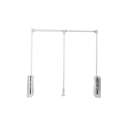 ECUTEE Kleiderstange Lift Kleiderlift Garderobenlift Kleiderschrank Wardrobelift Kleiderständer Lift Lift/Pull Down Kleiderschranklift Teleskop Garderoben System Verstellbares Regalsystem von ECUTEE