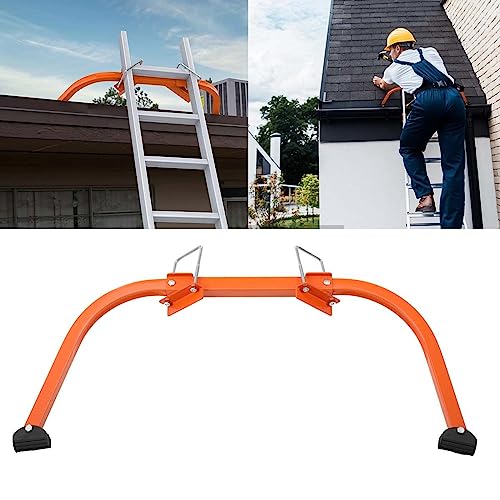 ECUTEE Leiter Stabilisator U-Form mit Gummiauflage, Wandleiter Stabilisieren U-Bügeln Leiter Abstandshalter, Stahl Ladder Stabilizer von ECUTEE