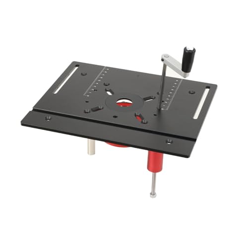 ECUTEE Oberfräsenlift Router Lift System Kit Frästisch Einlegeplatte Fräslift Fräshebetisch Tisch Lifting Werkzeug Router Tisch Sägeneinsatzplatte, Oberfräsen Hebesystem Set für Holzbearbeitung ECUTEE Oberfräsenlift Router Lift System Kit Frästisch Einlegeplatte Fräslift Fräshebetisch Tisch Lifting Werkzeug Router Tisch Sägeneinsatzplatte, Oberfräsen Hebesystem Set für Holzbearbeitung von ECUTEE