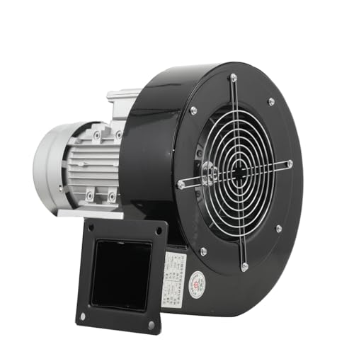 ECUTEE Radiallüfter Industrie Druck Gebläse Radial Radialventilator Kesselgebläse Schmiedefeuer Axial Ventilator 860m³/h 1020Pa 220V Wand Lüfter für Küchen BürosLagerhäusern Werkstätten Geschäften von ECUTEE