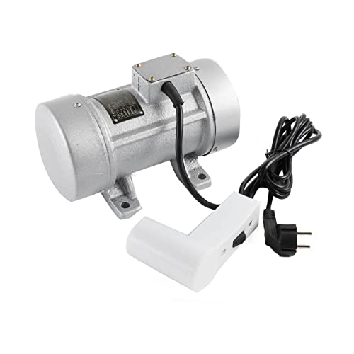 ECUTEE Vibrator Asynchroner Vibration Motor Beton Zement Intensiv Vibratormotor Industrielle Tischvibrationsmaschine Betonverdichter Vibrationsmotor für mechanische Geräte, 280W 2840U/min 220V von ECUTEE