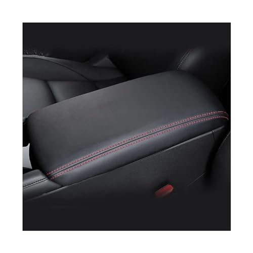 ECZDDEFS Armlehnen Für Mazda 3 2019-2024 Auto Zentrale Armlehne Abdeckung Matte Lagerung Box Schutzhülle Pad Innen Zubehör Konsole Armlehne Aufbewahrungsbox(Rot) von ECZDDEFS