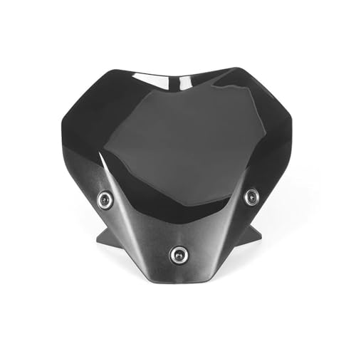 ECZDDEFS Motorrad Windschild Für B&MW S1000R S 1000 R S 1000R 2021 2022 2023 Motorradspoiler Windschutzscheibe Windabweiser Bildschirmschutz Spoiler(Schwarz) von ECZDDEFS