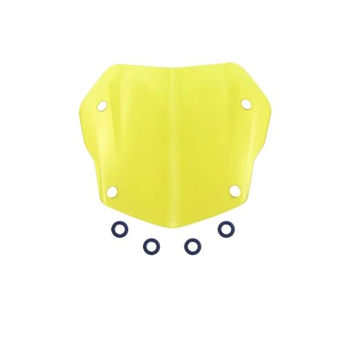 ECZDDEFS Motorrad Windschild Motorrad-Windschutzscheibe Windabweiser Für B&MW R1250GS Für Adventure R1200GS R 1200 GS ADV GS1200 LC 2013-2023(Gelb) von ECZDDEFS