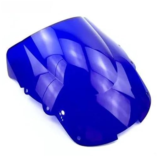 ECZDDEFS Windschild Spoilerndschutzscheiben Für CBR1100XX CBR 1100 XX 1996-2007 2006 2005 2004 2003 2002 Motorrad Windschutzscheibe Deflektor(Blue) von ECZDDEFS
