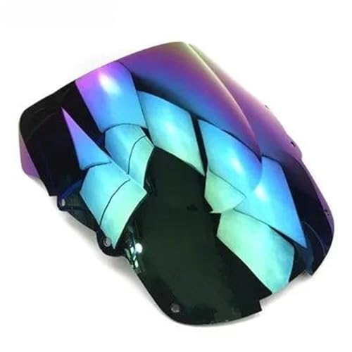 ECZDDEFS Windschild Spoilerndschutzscheiben Für CBR1100XX CBR 1100 XX 1996-2007 2006 2005 2004 2003 2002 Motorrad Windschutzscheibe Deflektor(Iridium) von ECZDDEFS