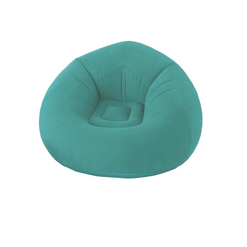 ED ENJOY HOME Aufblasbarer Outdoor-Sessel, 100 x 100 cm, Türkis, 100% PVC beflockt, Kollektion Jardin Costa von Enjoy Home