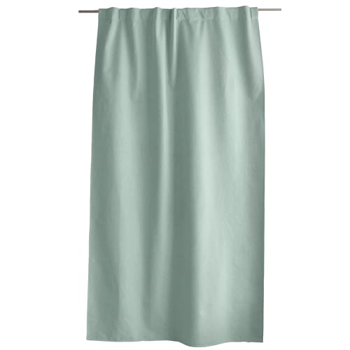 ED ENJOY HOME Vorhang 100% Blickdicht, mit verdeckten Schlaufen, Seladon, 140 x 240 cm, 100% Polyester, Stoff Zertifiziert nach Öko-TEX, Kollektion Eclipse von ED ENJOY HOME