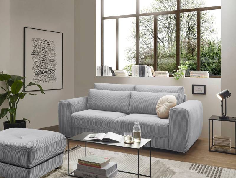 ED EXCITING DESIGN 2-Sitzer Barura, Big-Sofa mit 2 Nierenkissen von ED EXCITING DESIGN