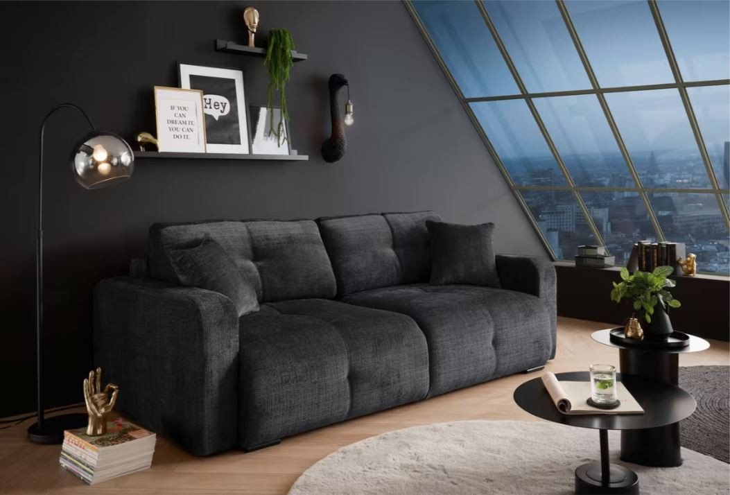 ED EXCITING DESIGN Big-Sofa Bullet 2, mit ausziehbarer Liegefläche, Bettkasten und Zierkissen ED EXCITING DESIGN Big-Sofa Bullet 2, mit ausziehbarer Liegefläche, Bettkasten und Zierkissen von ED EXCITING DESIGN