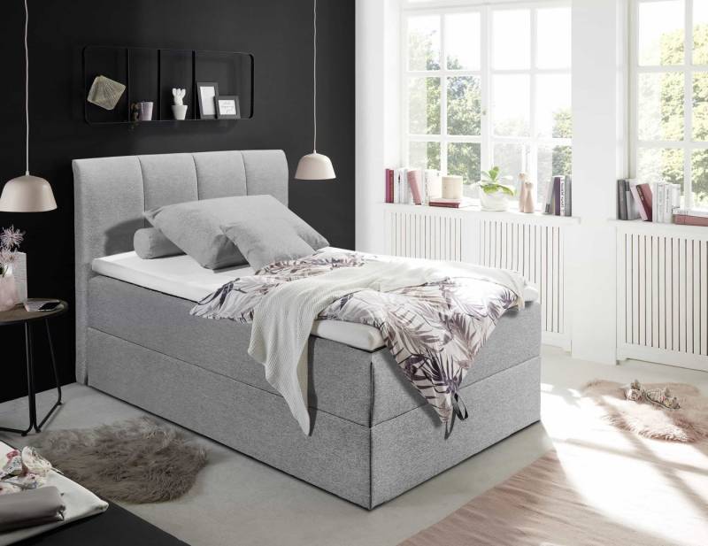ED EXCITING DESIGN Boxbett Granada 120x200 mit Stauraum (Komplett‑Set mit Matratze und Topper), 120x200 mit Stauraum inkl. Topper & Matratze von ED EXCITING DESIGN