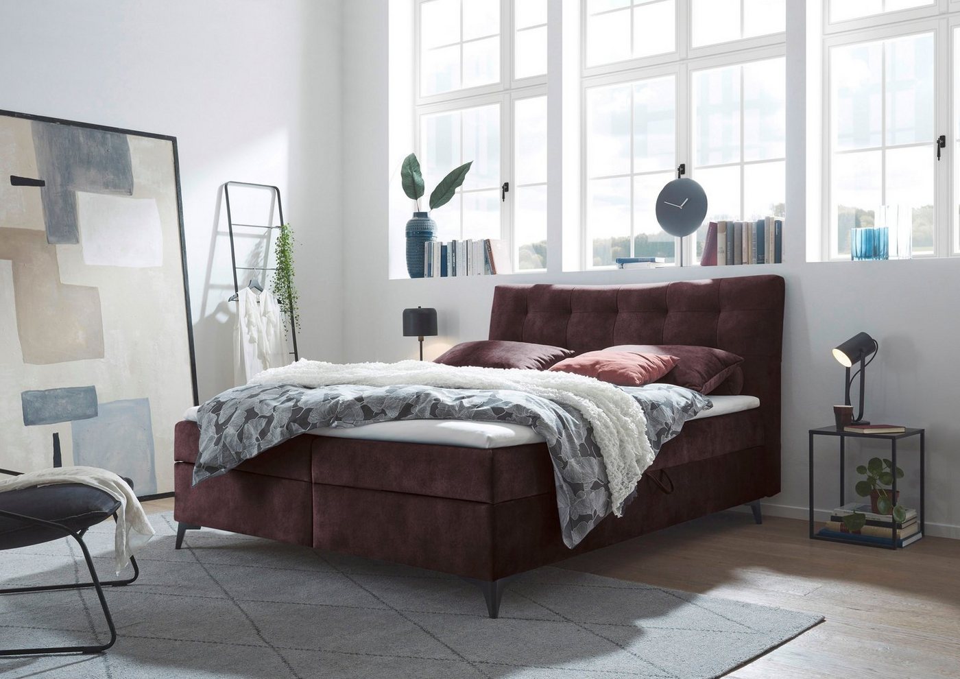 ED EXCITING DESIGN Boxbett Melrose, inkl. Topper von ED EXCITING DESIGN