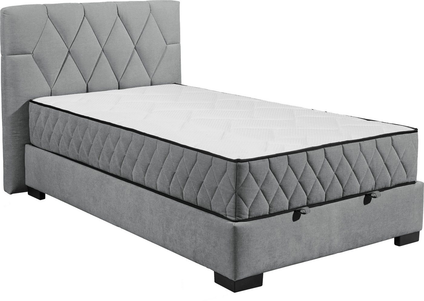 ED EXCITING DESIGN Boxbett Nagol, mit Bettkasten, mit Wendematratze, erhältlich in verschiedenen Breiten von ED EXCITING DESIGN