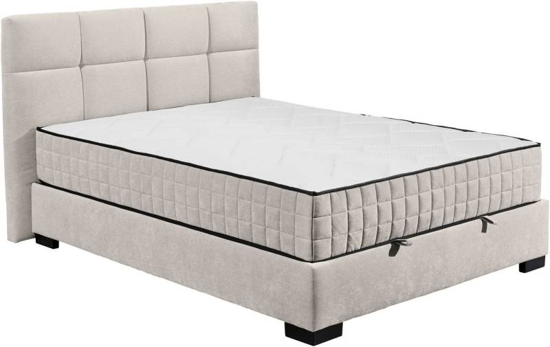 ED EXCITING DESIGN Boxbett Nagol, mit Bettkasten, mit Wendematratze, erhältlich in verschiedenen Breiten von ED EXCITING DESIGN