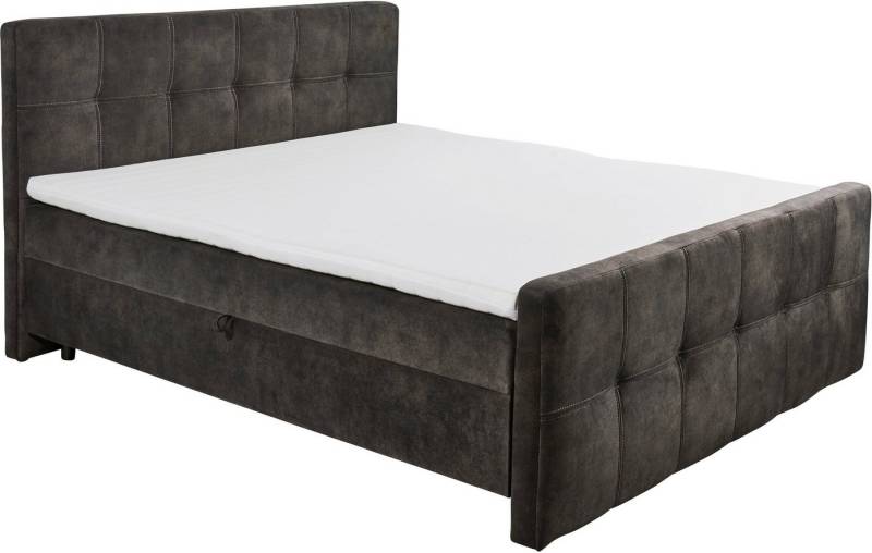 ED EXCITING DESIGN Boxbett Valetta, mit Bettkasten, inkl. Topper von ED EXCITING DESIGN