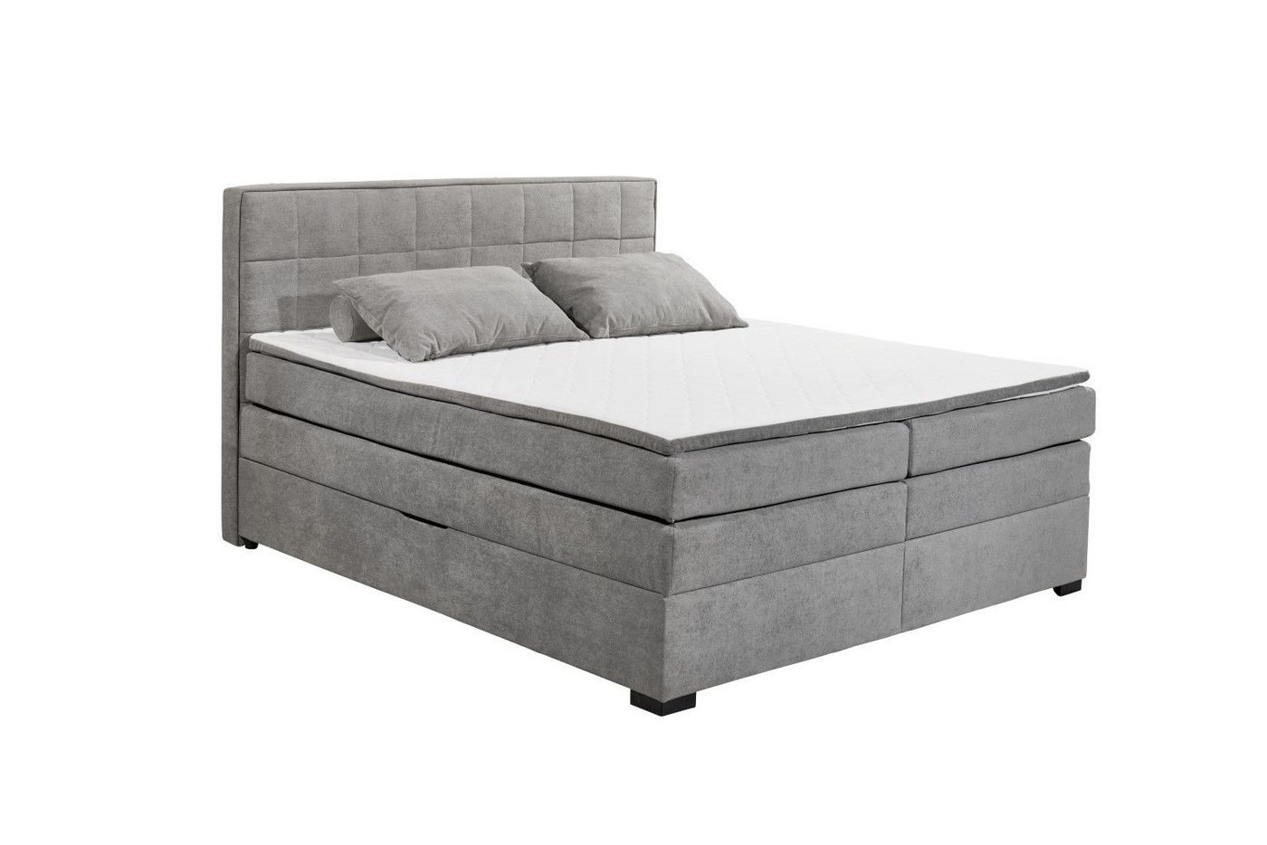 ED EXCITING DESIGN Boxspringbett Beverly 180x200 Bettkasten, Topper, 7Z-Tonnentaschen-Federkernmatratze (Komplettbett mit Matratze, Unterbox und Topper), Bett mit Bettkasten, Topper, Matratze und Unterbox von ED EXCITING DESIGN