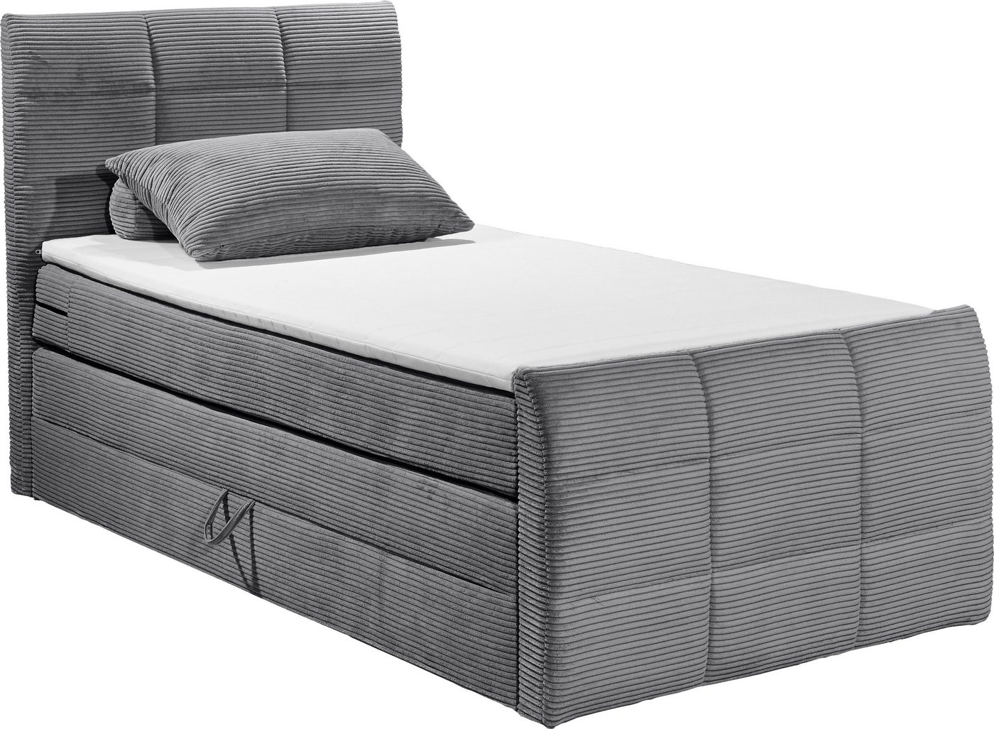 ED EXCITING DESIGN Boxspringbett Bolivia, harte Seite mit Kokosmatte, weiche Seite mit Filzabdeckung von ED EXCITING DESIGN