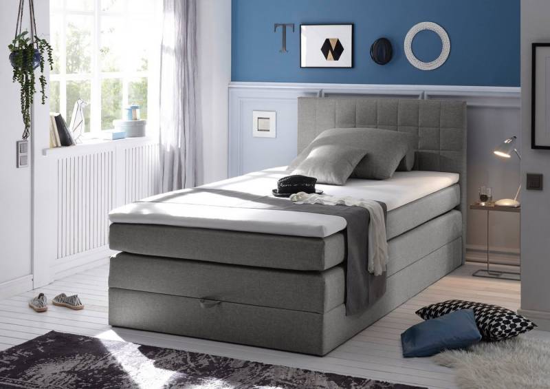 ED EXCITING DESIGN Boxspringbett Hawaii, inkl. einem Bettkasten und Topper von ED EXCITING DESIGN