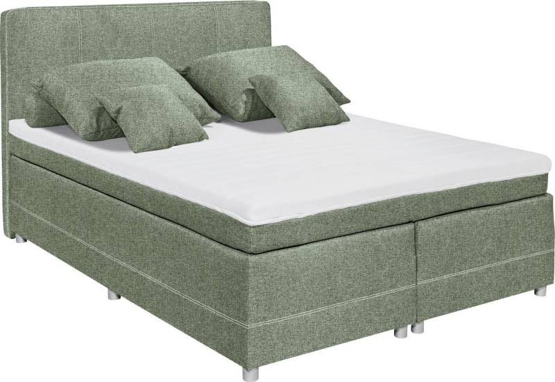ED EXCITING DESIGN Boxspringbett Luanda, wahlweise mit Matratze und Topper von ED EXCITING DESIGN