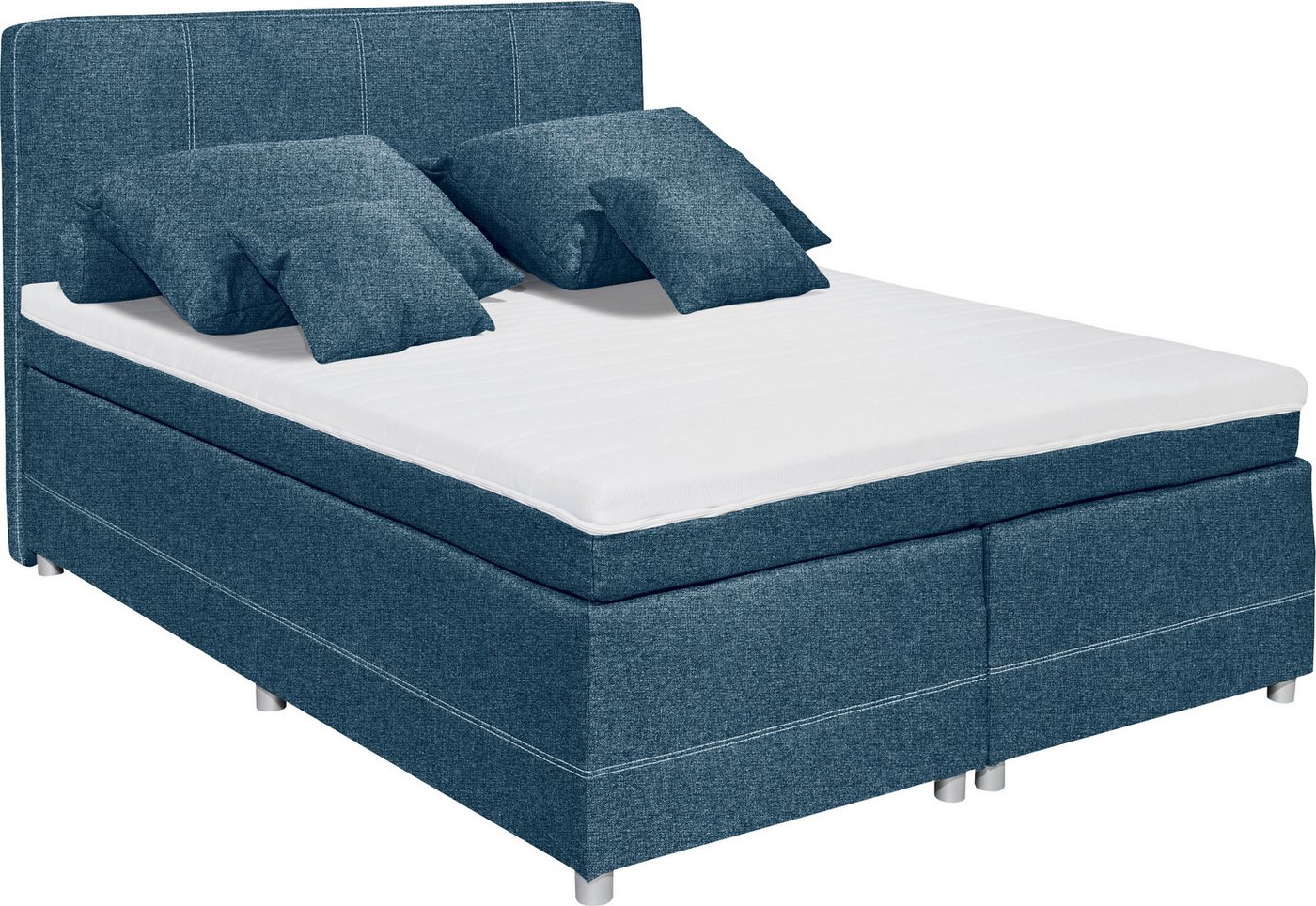 ED EXCITING DESIGN Boxspringbett Luanda, wahlweise mit Matratze und Topper von ED EXCITING DESIGN