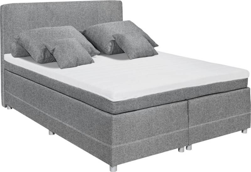 ED EXCITING DESIGN Boxspringbett Luanda, wahlweise mit Matratze und Topper von ED EXCITING DESIGN