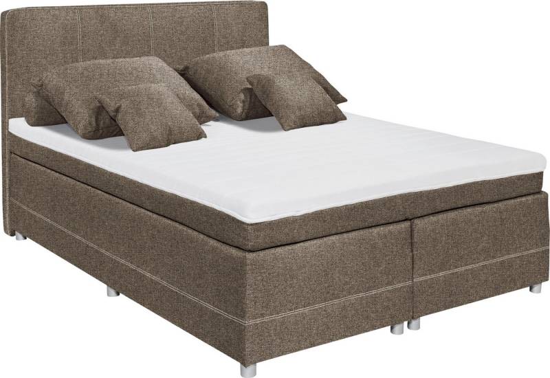 ED EXCITING DESIGN Boxspringbett Luanda, wahlweise mit Matratze und Topper von ED EXCITING DESIGN