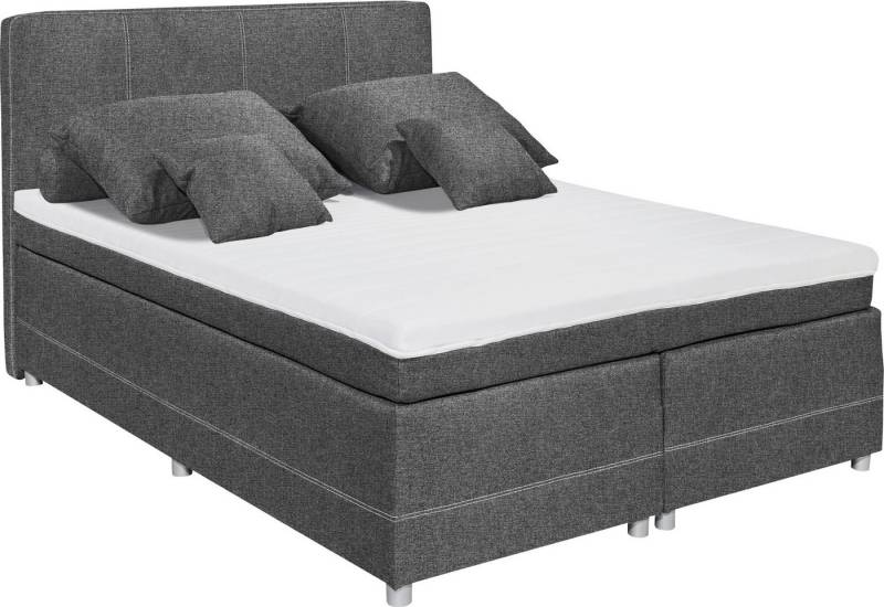 ED EXCITING DESIGN Boxspringbett Luanda, wahlweise mit Matratze und Topper von ED EXCITING DESIGN