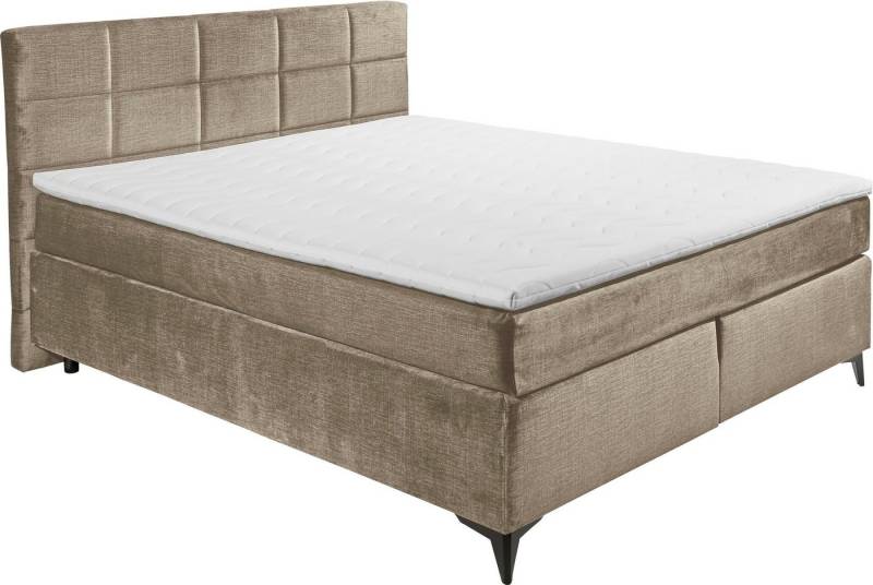 ED EXCITING DESIGN Boxspringbett Navarra, wahlweise mit Matratze von ED EXCITING DESIGN