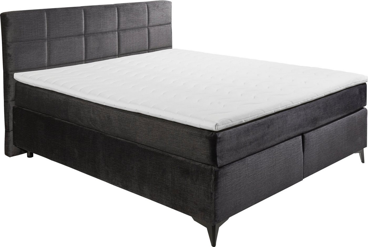 ED EXCITING DESIGN Boxspringbett Navarra, wahlweise mit Matratze von ED EXCITING DESIGN