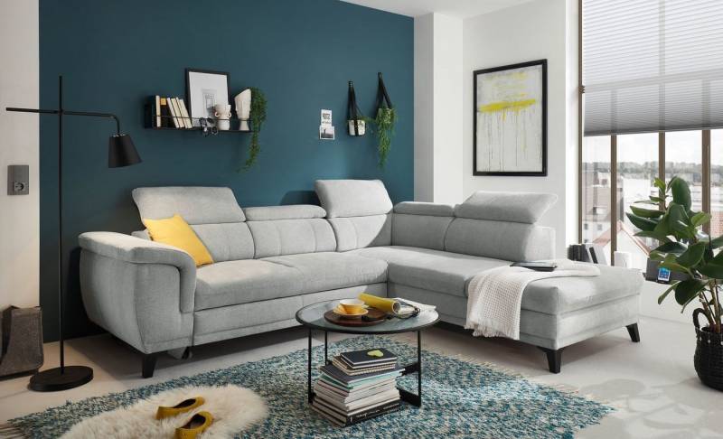 ED EXCITING DESIGN Ecksofa Albany, mit Schlaffunktion von ED EXCITING DESIGN