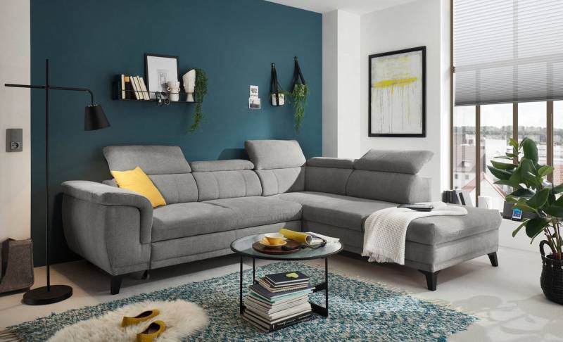 ED EXCITING DESIGN Ecksofa Albany, mit Schlaffunktion ED EXCITING DESIGN Ecksofa Albany, mit Schlaffunktion von ED EXCITING DESIGN