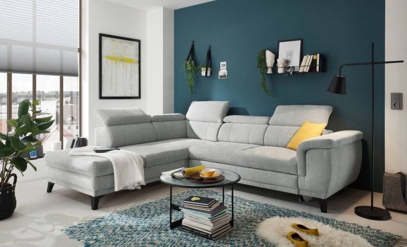 ED EXCITING DESIGN Ecksofa Albany, mit Schlaffunktion von ED EXCITING DESIGN