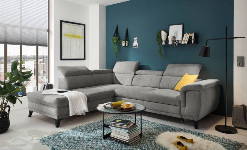 ED EXCITING DESIGN Ecksofa Albany, mit Schlaffunktion von ED EXCITING DESIGN