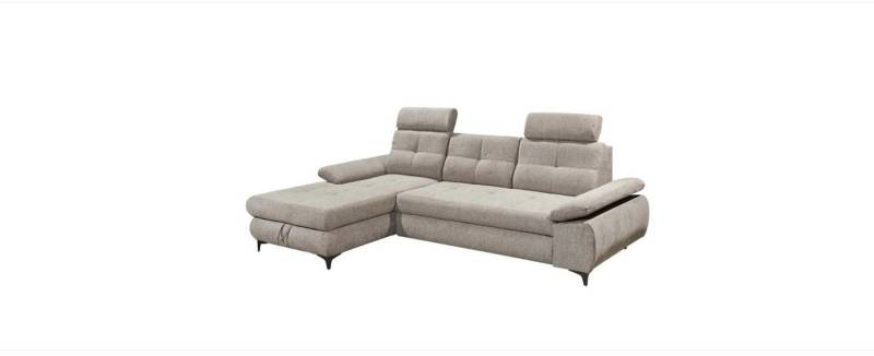 ED EXCITING DESIGN Ecksofa Altona, mit Schlaffunktion & Bettkasten von ED EXCITING DESIGN