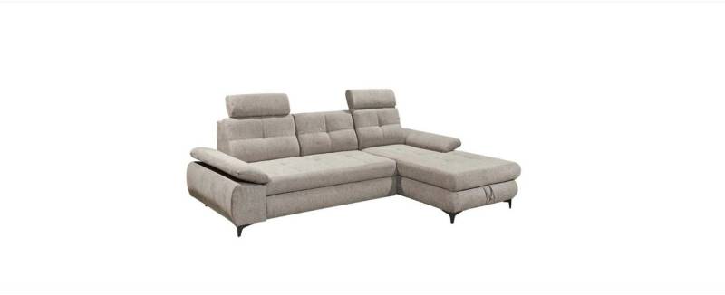 ED EXCITING DESIGN Ecksofa Altona, mit Schlaffunktion & Bettkasten von ED EXCITING DESIGN