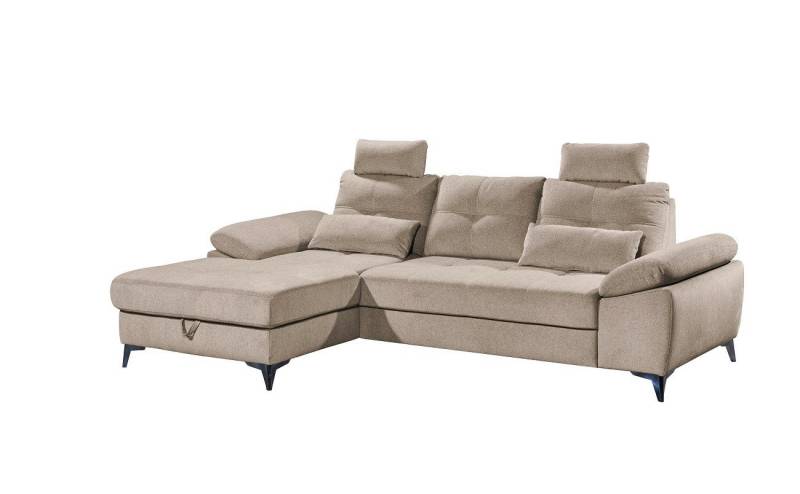 ED EXCITING DESIGN Ecksofa Auckland, mit Schlaffunktion & Bettkasten von ED EXCITING DESIGN