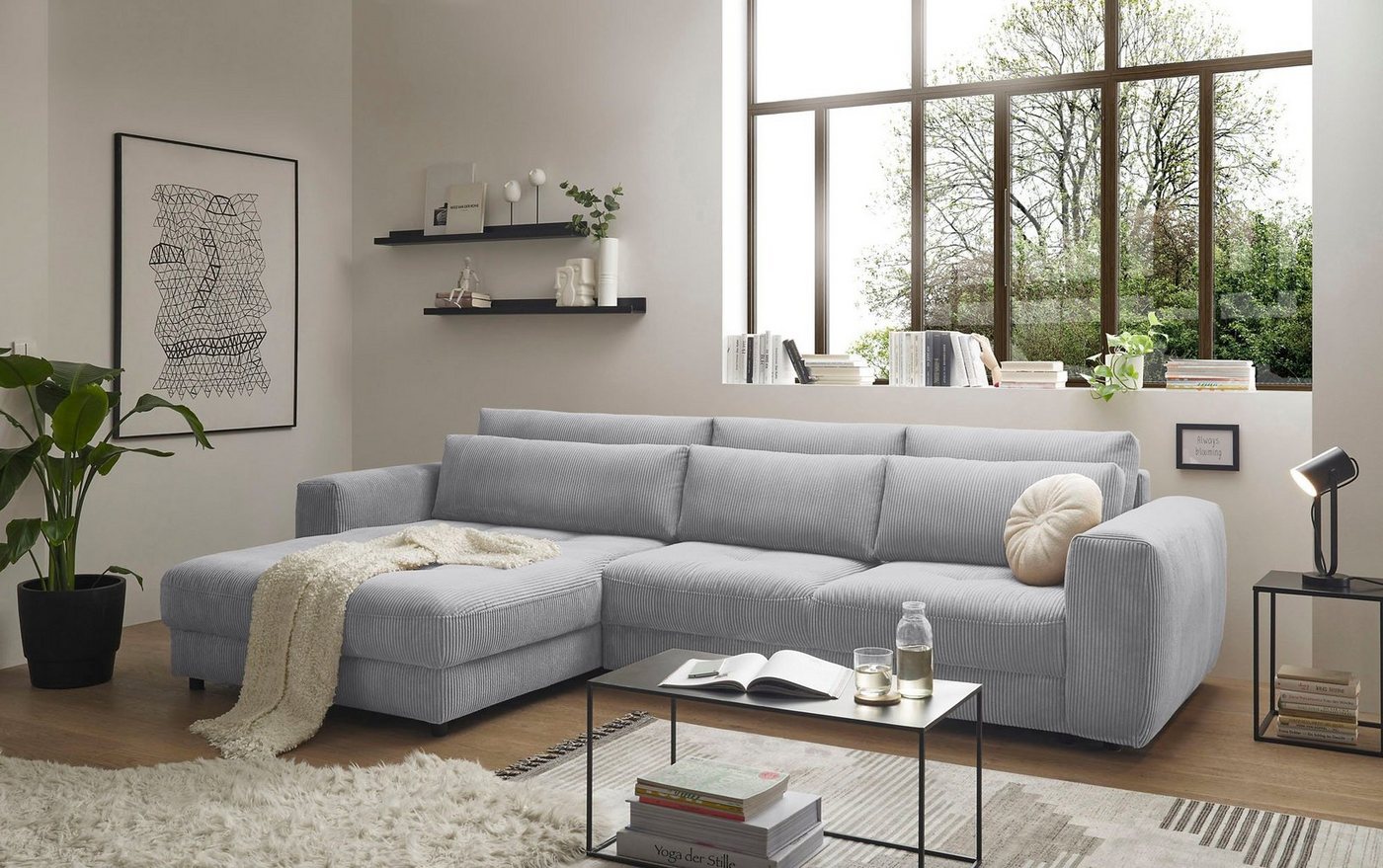 ED EXCITING DESIGN Ecksofa Barura, frei im Raum stellbar von ED EXCITING DESIGN