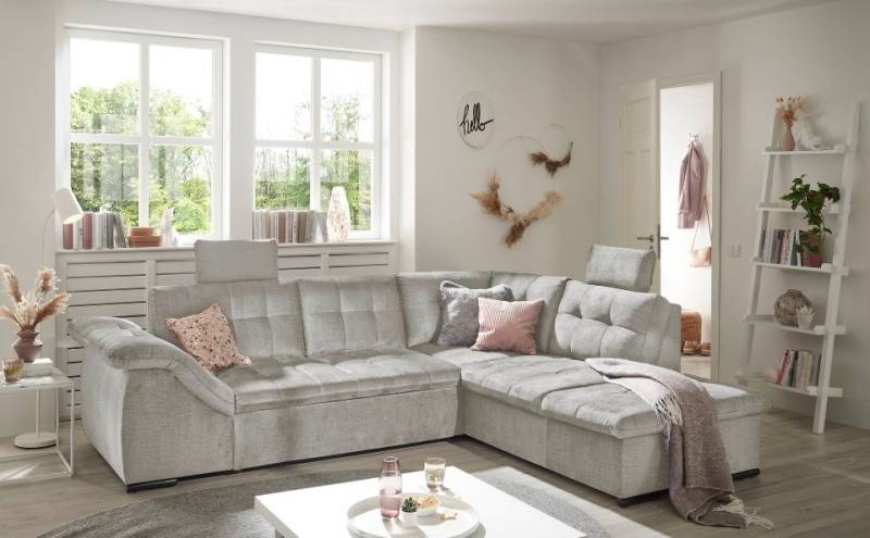 ED EXCITING DESIGN Ecksofa Estrella, mit Schlaffunktion & Bettkasten von ED EXCITING DESIGN