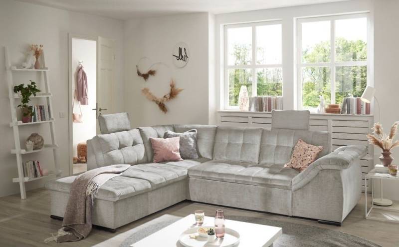 ED EXCITING DESIGN Ecksofa Estrella, mit Schlaffunktion & Bettkasten von ED EXCITING DESIGN