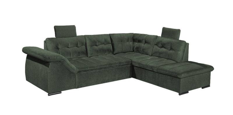 ED EXCITING DESIGN Ecksofa Estrella Glow, mit Schlaffunktion & Bettkasten von ED EXCITING DESIGN