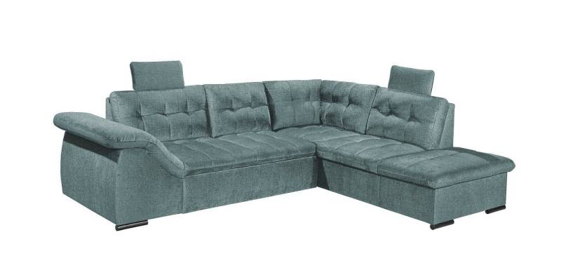 ED EXCITING DESIGN Ecksofa Estrella Glow, mit Schlaffunktion & Bettkasten von ED EXCITING DESIGN