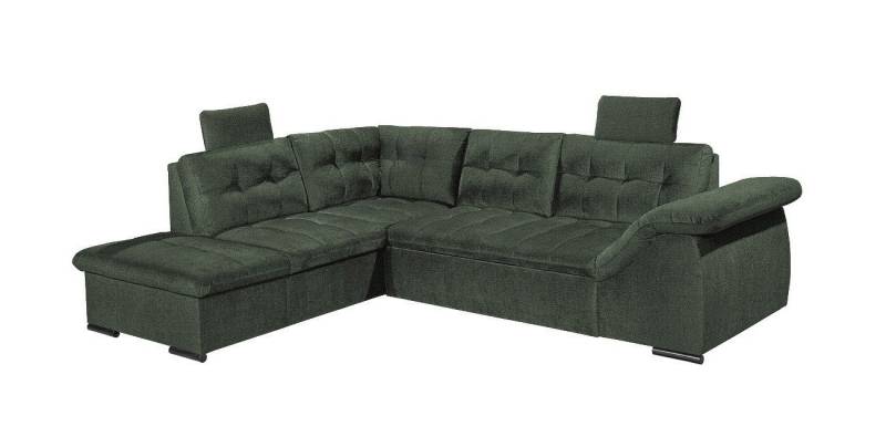 ED EXCITING DESIGN Ecksofa Estrella Glow, mit Schlaffunktion & Bettkasten von ED EXCITING DESIGN